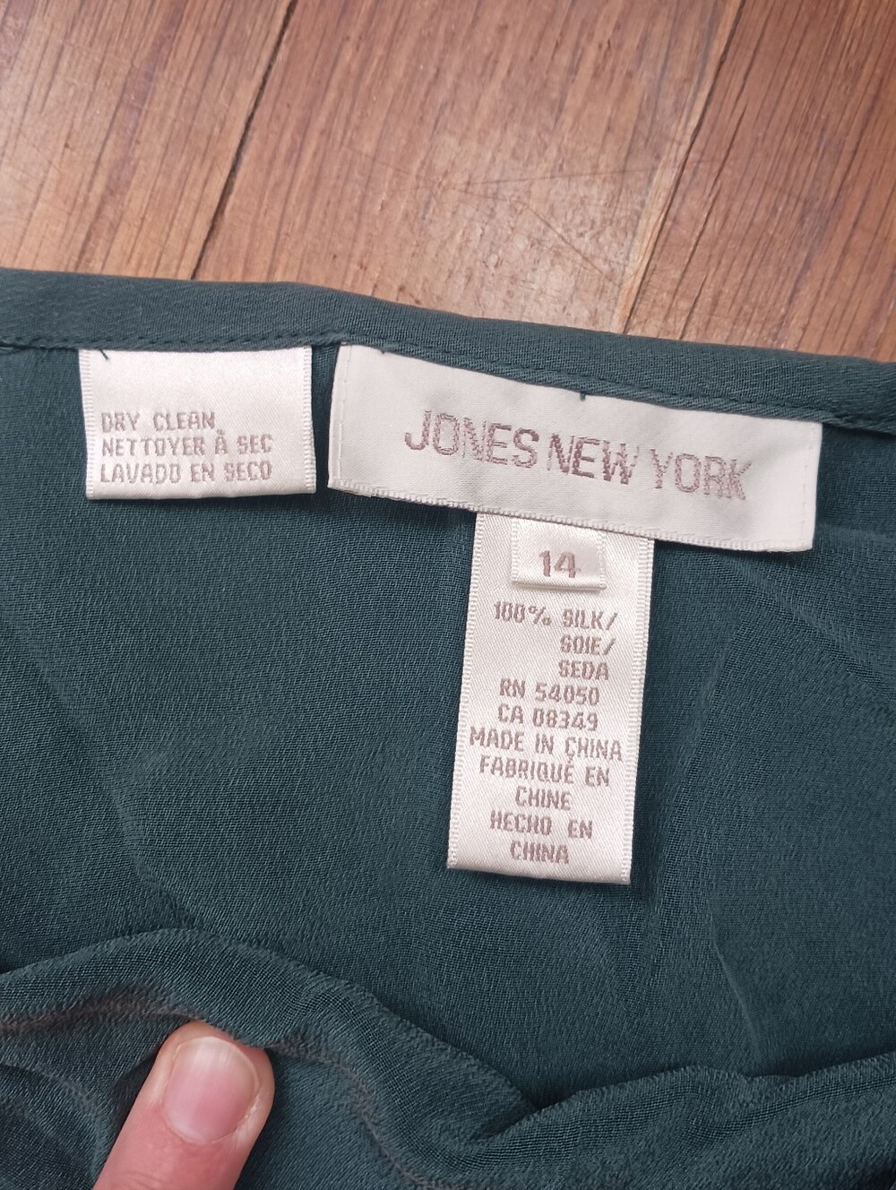 Jones New York Silk Skirt